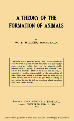 A Theory of the Formation of Animals