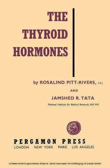 The Thyroid Hormones main product photo