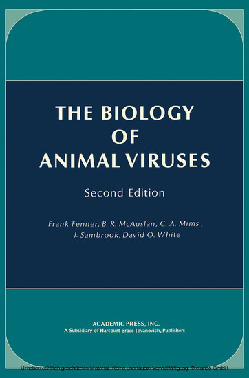 The Biology of Animal Viruses main product photo