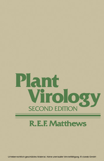 Plant Virology main product photo