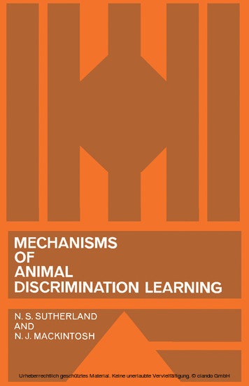 Mechanisms of Animal Discrimination Learning main product photo