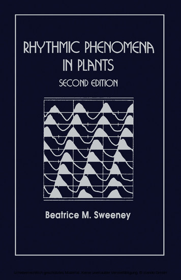 Rhythmic Phenomena in Plants main product photo
