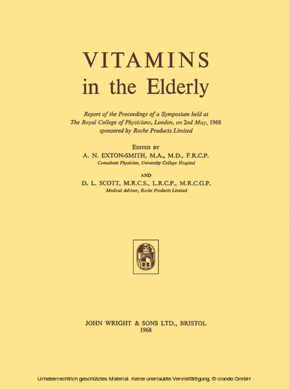 Vitamins in the Elderly main product photo