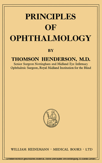 Principles of Ophthalmology main product photo