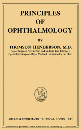 Principles of Ophthalmology