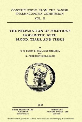 The Preparation of Solutions Isoosmotic with Blood, Tears, and Tissue
