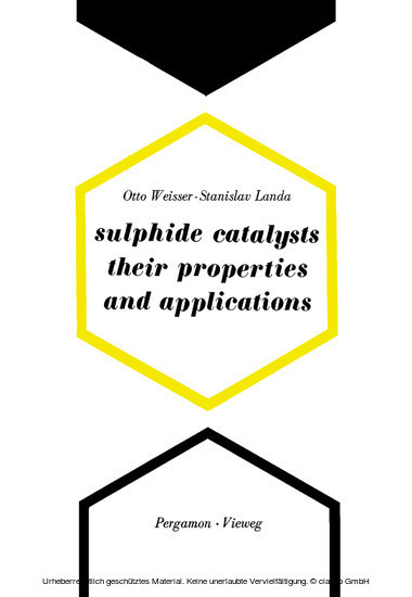 Sulphide Catalysts, Their Properties and Applications main product photo