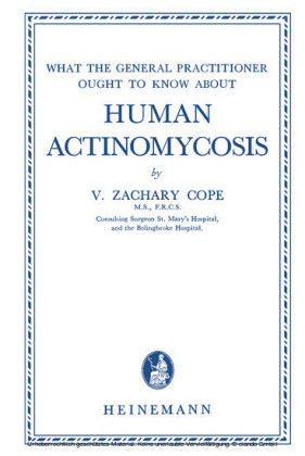 Human Actinomycosis