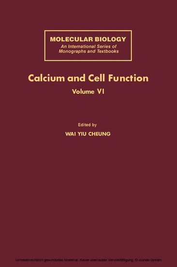 Calcium and Cell Function main product photo