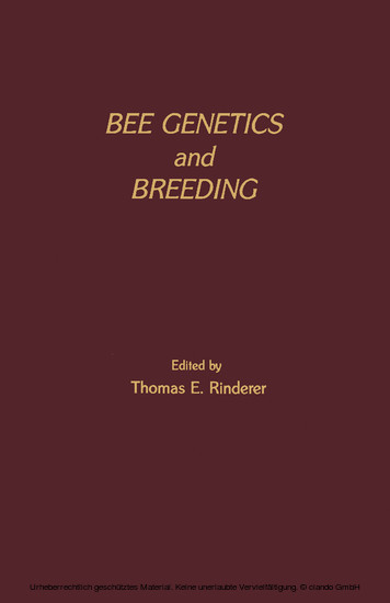Bee Genetics and Breeding main product photo
