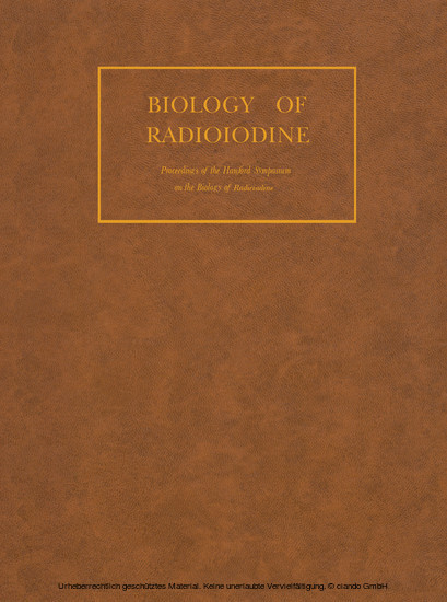 Biology of Radioiodine main product photo