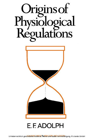 Origins of Physiological Regulations main product photo