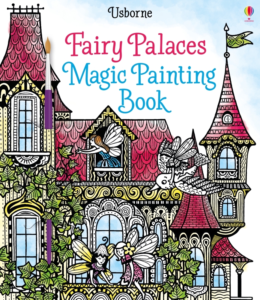 Fairy Palaces Magic Painting Book main product photo