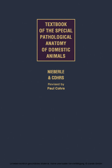 Textbook of Special Pathological Anatomy of Domestic Animals main product photo