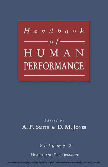 Health and Performance main product photo