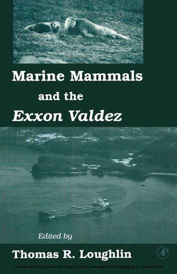 Marine Mammals and the Exxon Valdez main product photo