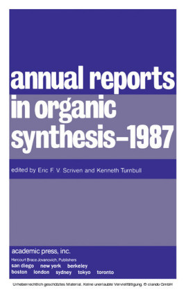 Annual Reports in Organic Synthesis - 1987