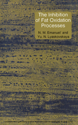 The Inhibition of Fat Oxidation Processes