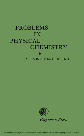 Problems in Physical Chemistry main product photo
