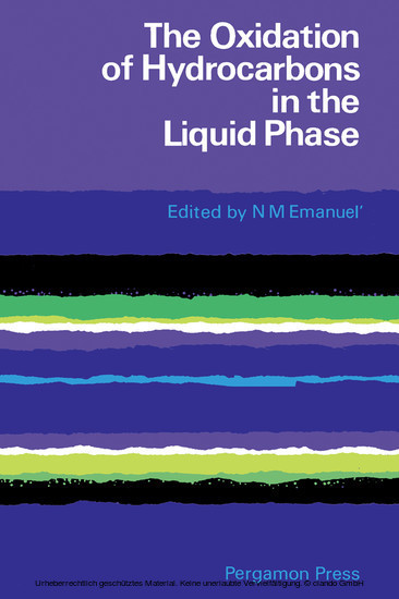 The Oxidation of Hydrocarbons in the Liquid Phase main product photo