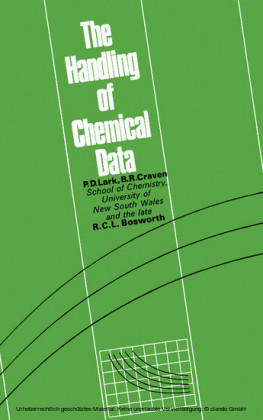 The Handling of Chemical Data