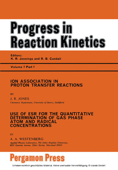 Ion Association in Proton Transfer Reactions main product photo