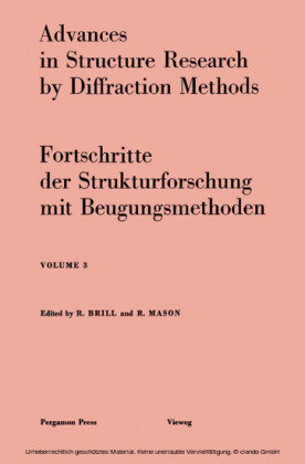 Advances in Structure Research by Diffraction Methods