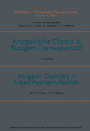 Chemistry in Anhydrous, Prototropic Solvents