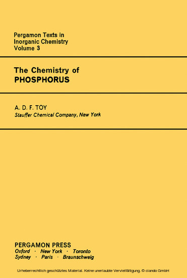 The Chemistry of Phosphorus main product photo