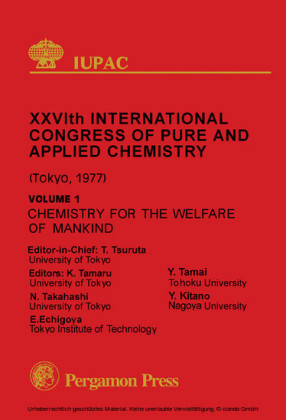 Chemistry for the Welfare of Mankind