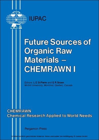 Future Sources of Organic Raw Materials: CHEMRAWN I main product photo