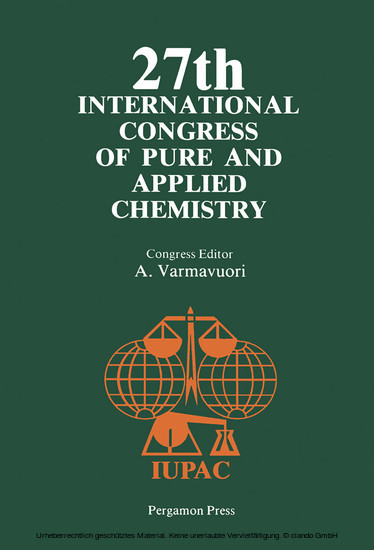 27th International Congress of Pure and Applied Chemistry main product photo