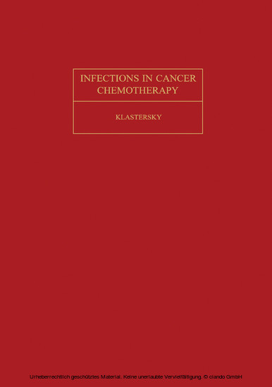Infections in Cancer Chemotherapy main product photo