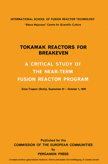Tokamak Reactors for Breakeven main product photo