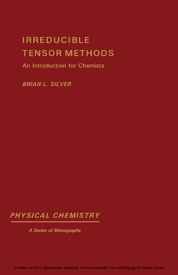 Irreducible Tensor Methods main product photo