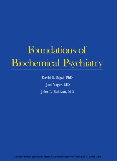 Foundations of Biochemical Psychiatry main product photo