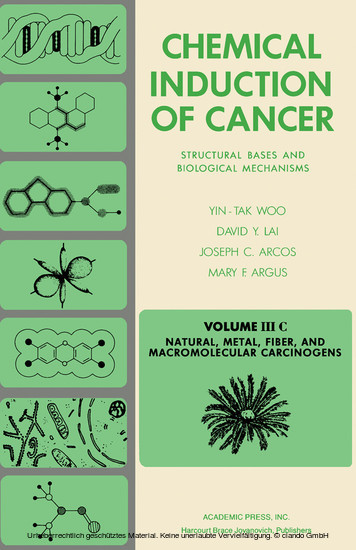 Natural, Metal, Fiber, and Macromolecular Carcinogens main product photo