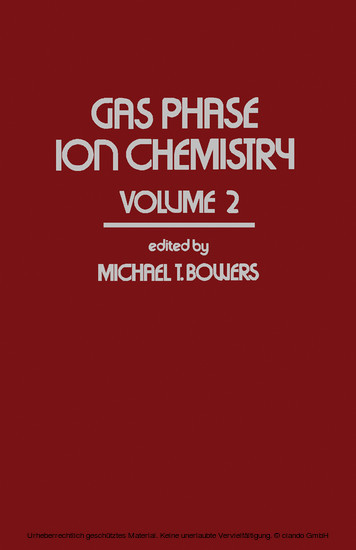 Gas Phase Ion Chemistry main product photo
