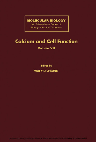 Calcium and Cell Function main product photo