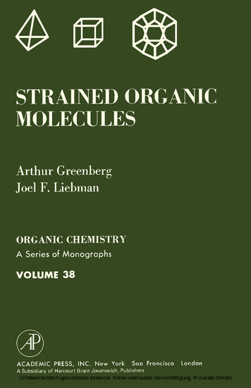 Strained Organic Molecules main product photo