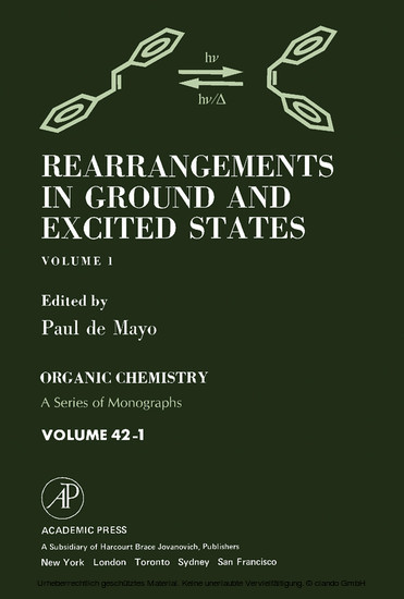 Rearrangements in Ground and Excited States main product photo