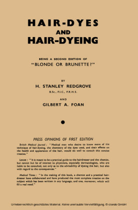 Hair-Dyes and Hair-Dyeing Chemistry and Technique