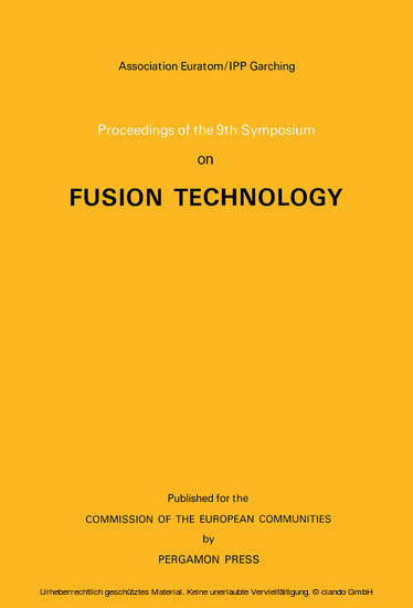 Proceedings of the 9th Symposium on Fusion Technology main product photo