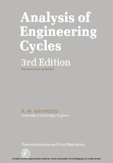 Analysis of Engineering Cycles main product photo