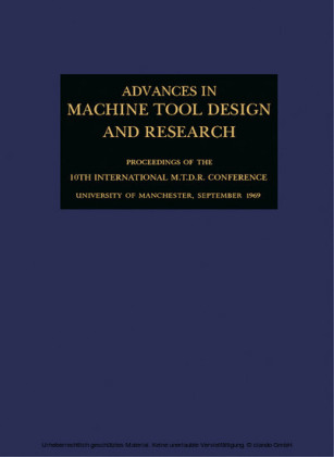 Advances in Machine Tool Design and Research 1969