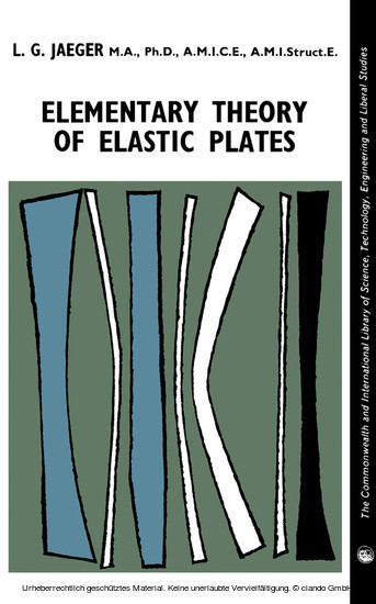 Elementary Theory of Elastic Plates main product photo