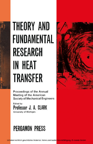 Theory and Fundamental Research in Heat Transfer main product photo