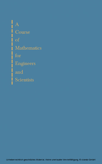 A Course of Mathematics for Engineerings and Scientists main product photo
