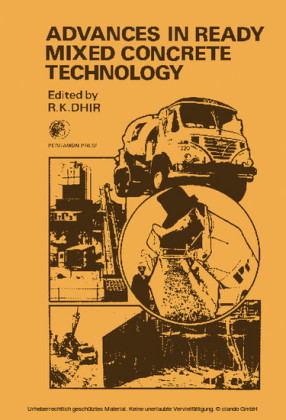 Advances in Ready Mixed Concrete Technology