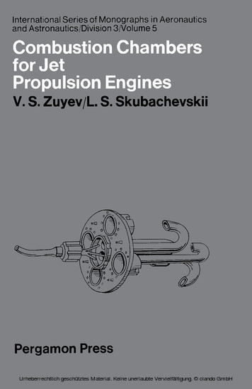 Combustion Chambers for Jet Propulsion Engines main product photo